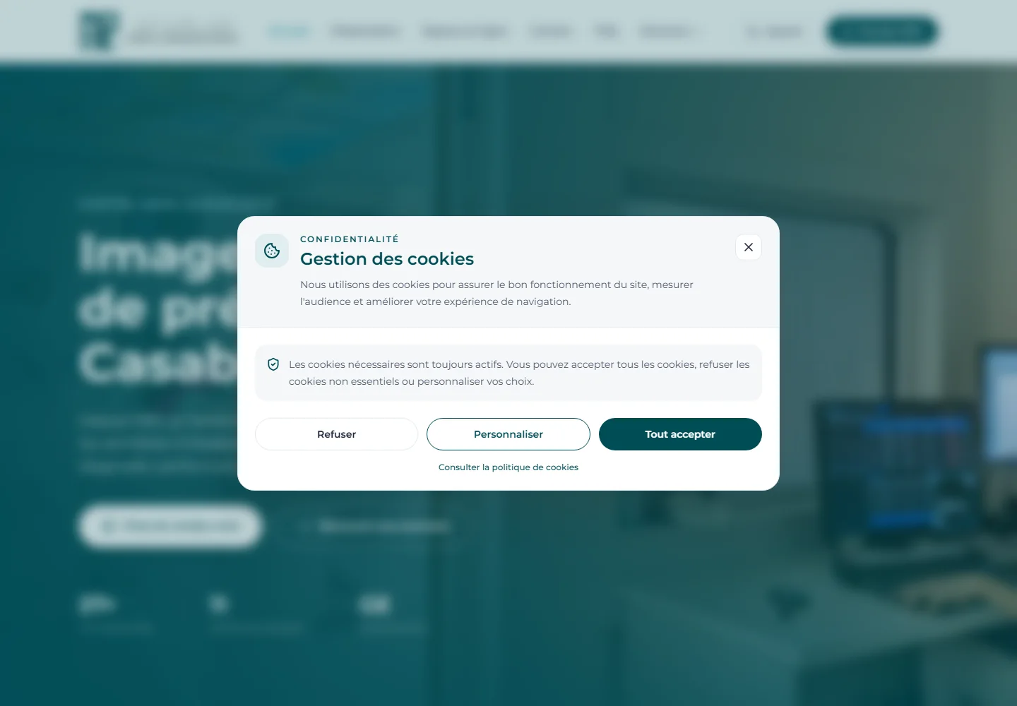 Centre Anfa Radiologie — desktop