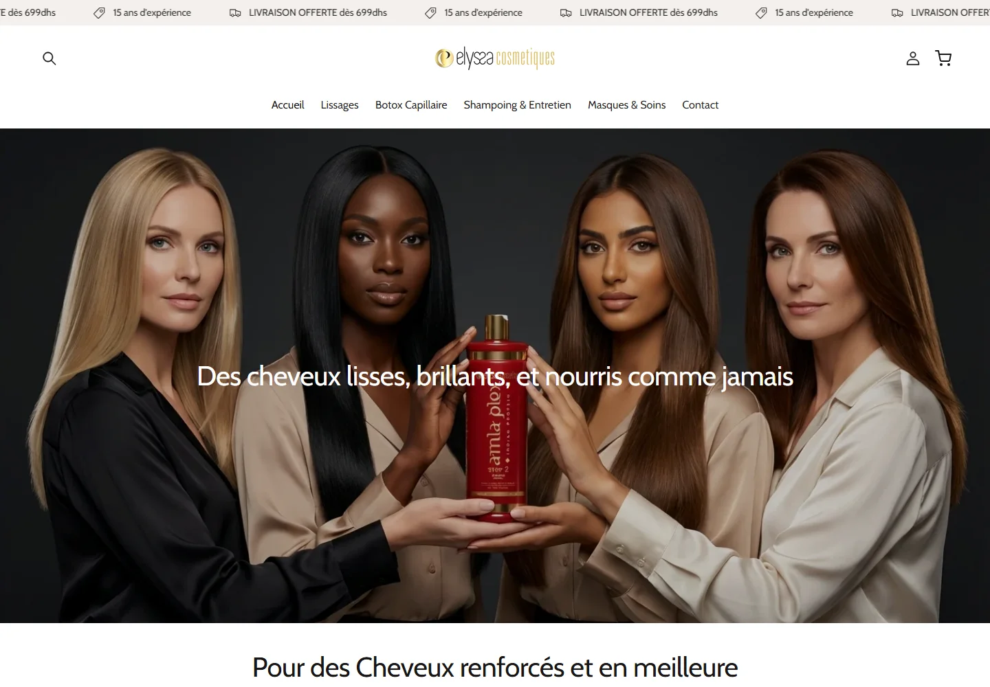 Elyssa Cosmetiques Maroc — desktop