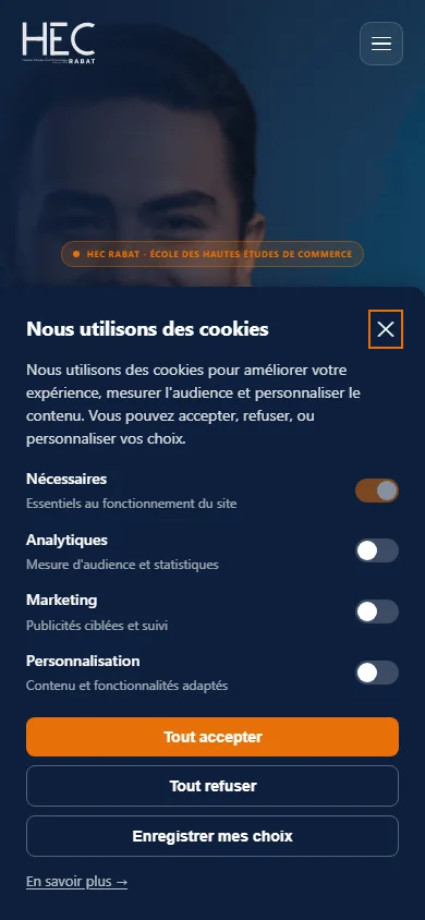 HEC Maroc — mobile